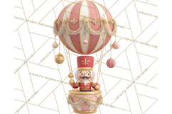 Winter Hot Air Balloon Clip Art for Crafts &amp; Design Product Image 2