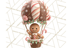 Winter Hot Air Balloon Clip Art for Crafts &amp; Design Product Image 4