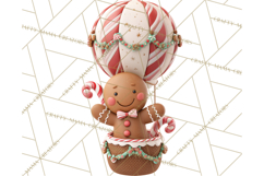 Winter Hot Air Balloon Clip Art for Crafts &amp; Design Product Image 5