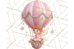 Winter Hot Air Balloon Clip Art for Crafts &amp; Design Product Image 3