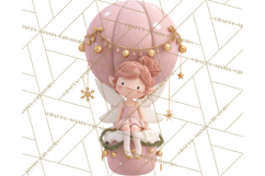 Winter Hot Air Balloon Clip Art for Crafts &amp; Design Product Image 4