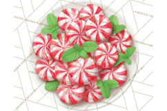 Christmas Candy Clipart PNG, Realistic Holiday Treats Product Image 4