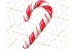 Christmas Candy Clipart PNG, Realistic Holiday Treats Product Image 5
