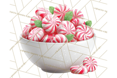 Christmas Candy Clipart PNG, Realistic Holiday Treats Product Image 3