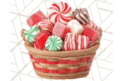 Christmas Candy Clipart PNG, Realistic Holiday Treats Product Image 2