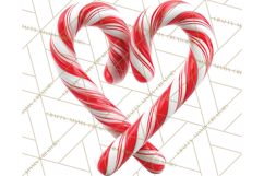 Christmas Candy Clipart PNG, Realistic Holiday Treats Product Image 4
