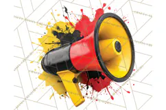 Cheerleader Clipart PNG with Glitter Pom and Color Splash Product Image 2