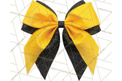 Cheerleader Clipart PNG with Glitter Pom and Color Splash Product Image 3