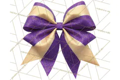 Cheerleader Clipart PNG with Glitter Pom and Color Splash Product Image 2