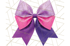 Cheerleader Clipart PNG with Glitter Pom and Color Splash Product Image 5