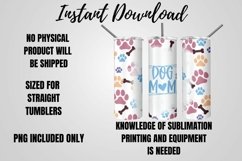 Dog Mom 20oz Tumbler Wrap, Dog Lover Tumbler Design Product Image 2