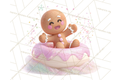 Christmas Characters Snow Tubing PNG Product Image 2