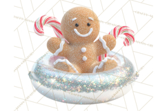 Christmas Characters Snow Tubing PNG Product Image 5