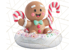 Christmas Characters Snow Tubing PNG Product Image 2
