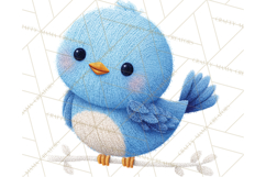 Knitted Nursery Animal Clipart PNG, Cozy Watercolor Baby Fox Product Image 4