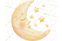 Knitted Nursery Animal Clipart PNG, Cozy Watercolor Baby Fox Product Image 3