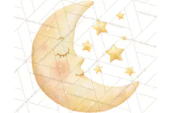 Knitted Nursery Animal Clipart PNG, Cozy Watercolor Baby Fox Product Image 3