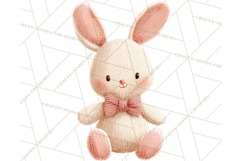 Knitted Nursery Animal Clipart PNG, Cozy Watercolor Baby Fox Product Image 2