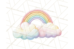 Knitted Nursery Animal Clipart PNG, Cozy Watercolor Baby Fox Product Image 3