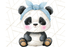 Knitted Nursery Animal Clipart PNG, Cozy Watercolor Baby Fox Product Image 4