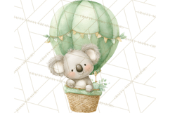 Knitted Nursery Animal Clipart PNG, Cozy Watercolor Baby Fox Product Image 2