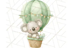Knitted Nursery Animal Clipart PNG, Cozy Watercolor Baby Fox Product Image 2