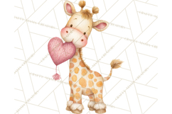 Knitted Nursery Animal Clipart PNG, Cozy Watercolor Baby Fox Product Image 3