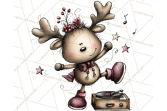 Homespun Christmas Reindeer Roadtrip PNG Clipart Product Image 4