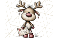 Homespun Christmas Reindeer Roadtrip PNG Clipart Product Image 4
