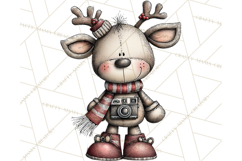 Homespun Christmas Reindeer Roadtrip PNG Clipart Product Image 5