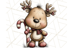 Homespun Christmas Reindeer Roadtrip PNG Clipart Product Image 2