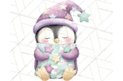 Baby Bedtime Animal Clipart PNG for Nursery Product Image 2