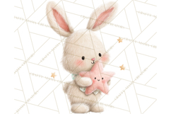 Baby Bedtime Animal Clipart PNG for Nursery Product Image 3