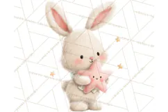 Baby Bedtime Animal Clipart PNG for Nursery Product Image 3
