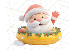Christmas Characters Snow Tubing PNG Product Image 3