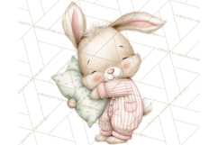 Baby Bedtime Animal Clipart PNG for Nursery Product Image 5