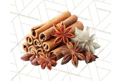 Cozy Christmas Bakery Gingerbread Clip Art PNG Festive Mini Product Image 3