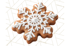 Cozy Christmas Bakery Gingerbread Clip Art PNG Festive Mini Product Image 4