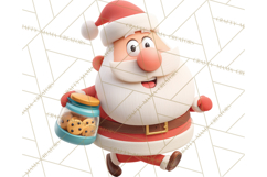 Cozy Christmas Bakery Gingerbread Clip Art PNG Festive Mini Product Image 2