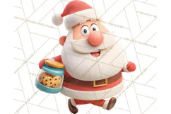 Cozy Christmas Bakery Gingerbread Clip Art PNG Festive Mini Product Image 2