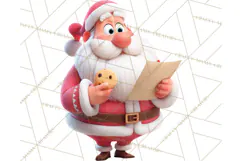 Cozy Christmas Bakery Gingerbread Clip Art PNG Festive Mini Product Image 5