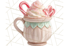 Cozy Christmas Bakery Gingerbread Clip Art PNG Festive Mini Product Image 4