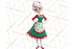 Cozy Christmas Bakery Gingerbread Clip Art PNG Festive Mini Product Image 2