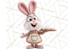 Cozy Christmas Bakery Gingerbread Clip Art PNG Festive Mini Product Image 3
