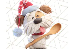 Cozy Christmas Bakery Gingerbread Clip Art PNG Festive Mini Product Image 4