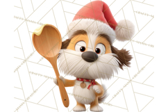 Cozy Christmas Bakery Gingerbread Clip Art PNG Festive Mini Product Image 5