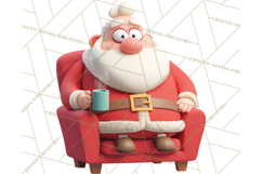 Cozy Christmas Bakery Gingerbread Clip Art PNG Festive Mini Product Image 3