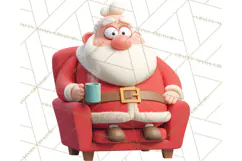 Cozy Christmas Bakery Gingerbread Clip Art PNG Festive Mini Product Image 3