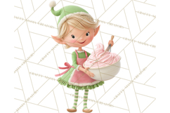 Cozy Christmas Bakery Gingerbread Clip Art PNG Festive Mini Product Image 4