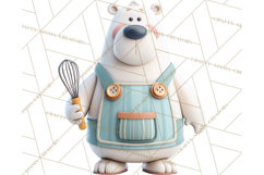 Cozy Christmas Bakery Gingerbread Clip Art PNG Festive Mini Product Image 5